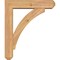 Ekena Millwork Thorton Craftsman Smooth Bracket w/ Offset Brace, Western Red Cedar, 5 1/2"W x 22"D x 26"H BKT0604X22X26THR04SWR - alternate 4
